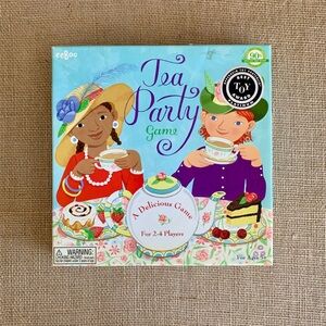 EEBOO Tea Party Game - Colorful Box & Game Pieces Ages 5+